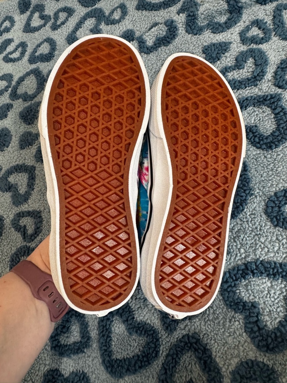 Van’s Kid’s Tie Dye Classic Slip on size 1.5 - Picture 3 of 3